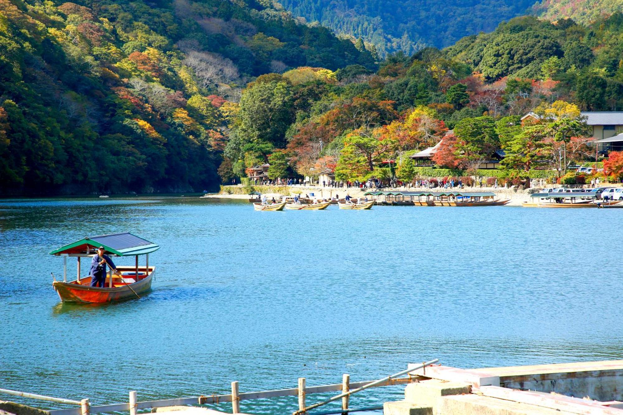 Kyoto Arashiyama Onsen Ryokan Togetsutei Dış mekan fotoğraf
