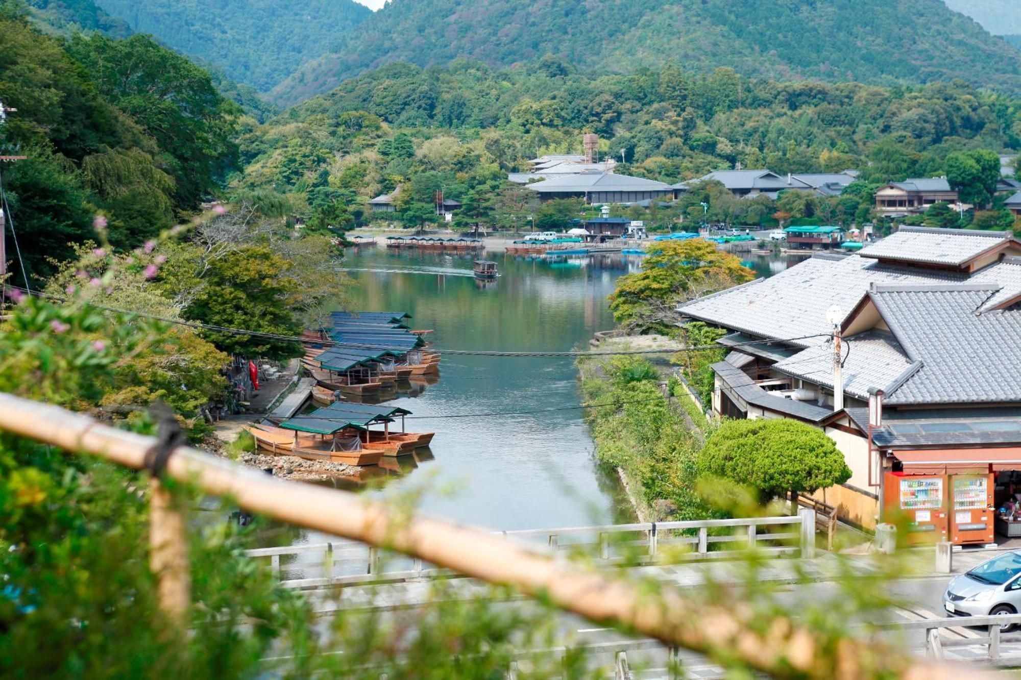 Kyoto Arashiyama Onsen Ryokan Togetsutei Dış mekan fotoğraf